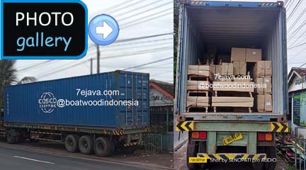 boat wood furniture shipment