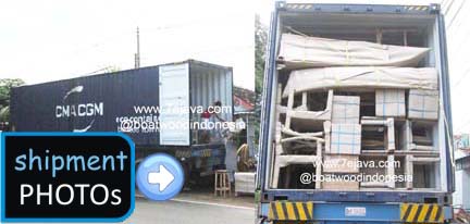 boat wood furniture shipment 4