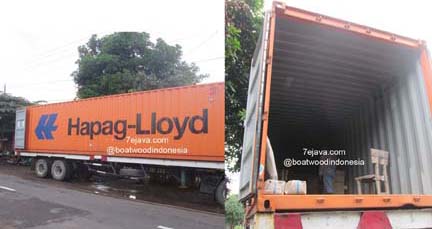 boat wood furniture shipment 5