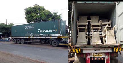 boat wood furniture shipment 4