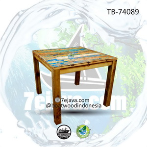 recycledboat dining table 6