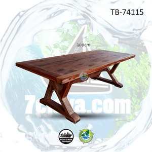 antique table boatwood